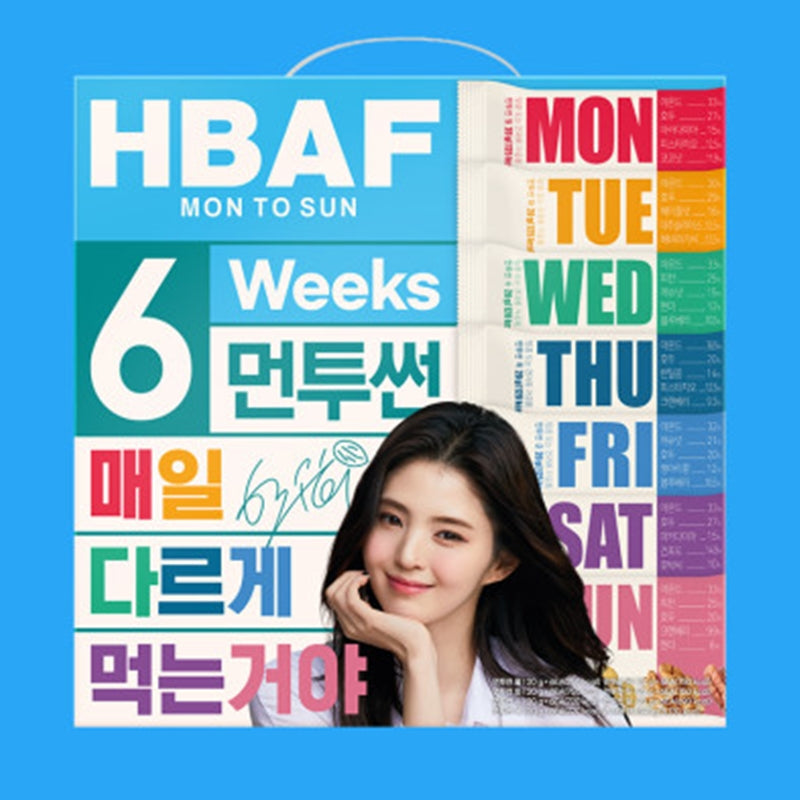 HBAF Mon to Sun Daily Nuts (6 Weeks)