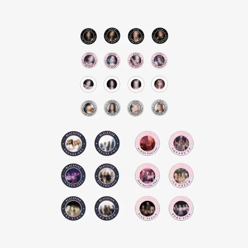 BlackPink - Born Pink - Circle Photo Card Set - BlackPink - Photo Card - Harumio