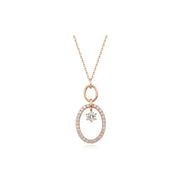CLUE - Luxury Round Silver Necklace - CLUE - Jewelry - Harumio