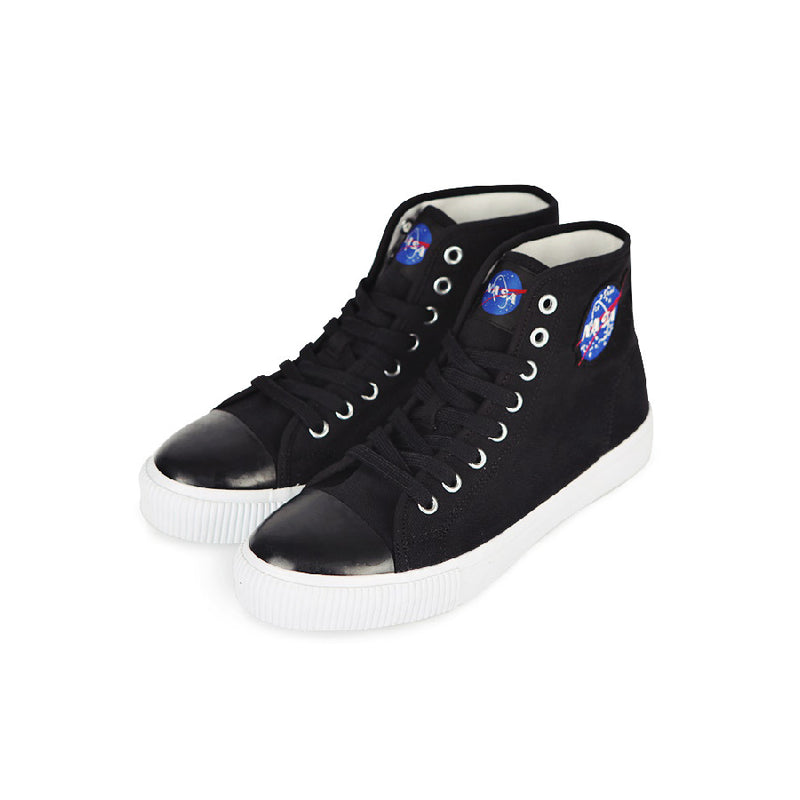 Siero x NASA - Logo Patch High Top Sneakers - Black