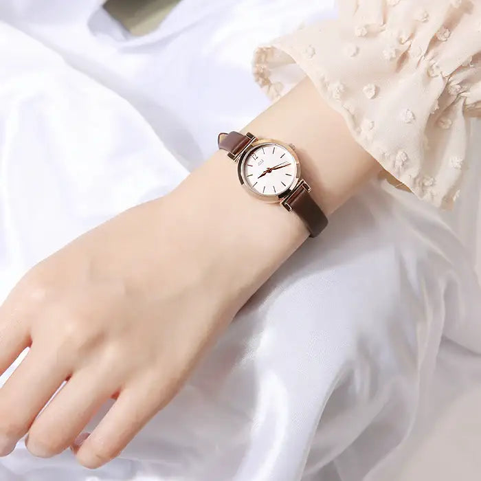 OST - Women's Brown Leather Watch - OST - Watch - Harumio