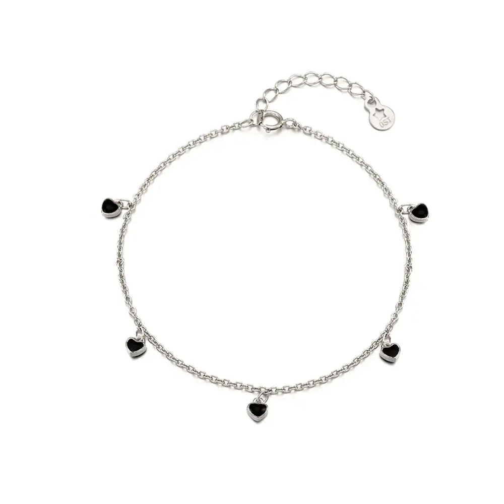 OST - Colorful Black Heart Bracelet - OST - Jewelry - Harumio