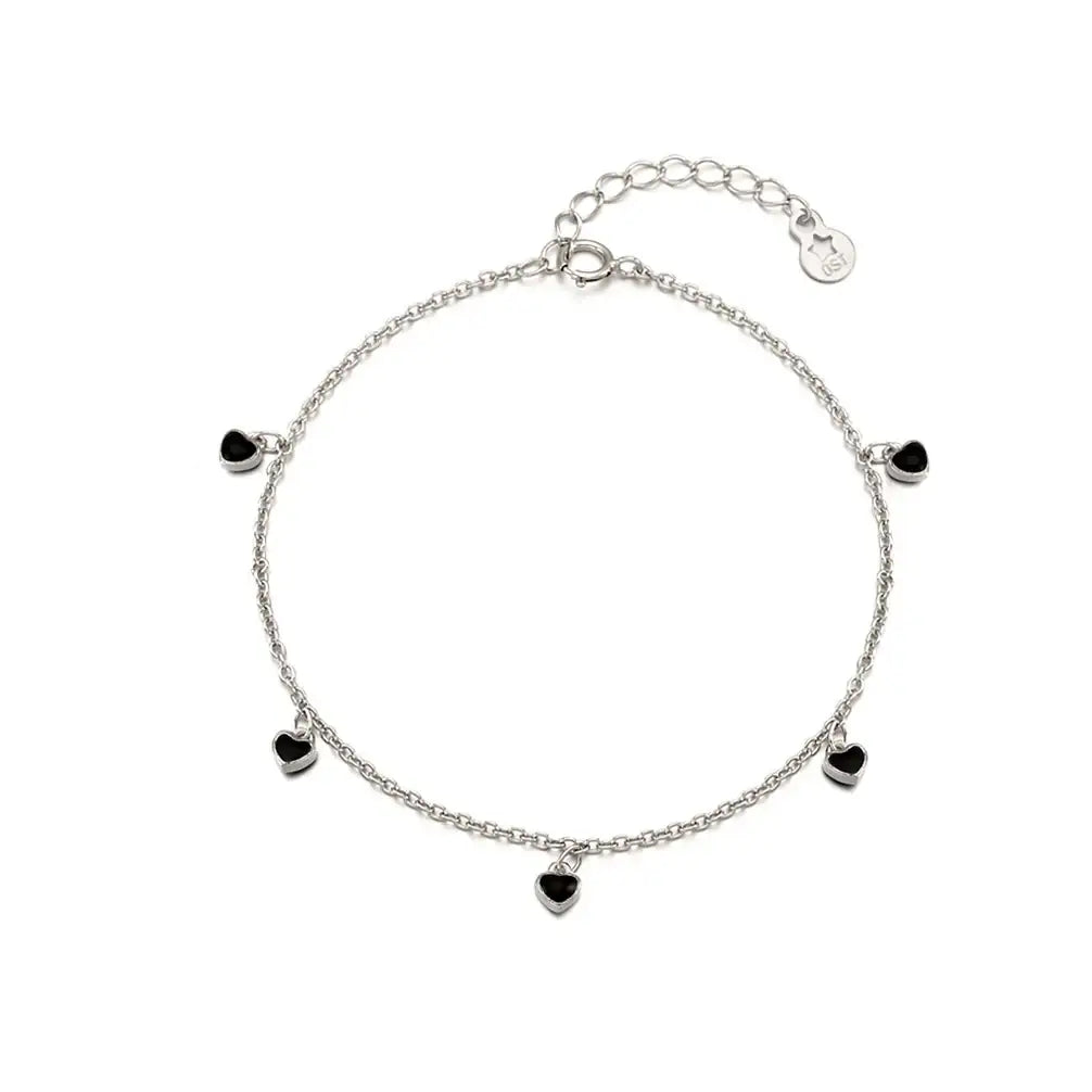 OST - Colorful Black Heart Bracelet - OST - Jewelry - Harumio