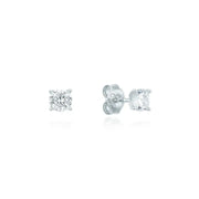 OST - Simulated Diamond Solitaire Women's Earrings - OST - Jewelry - Harumio