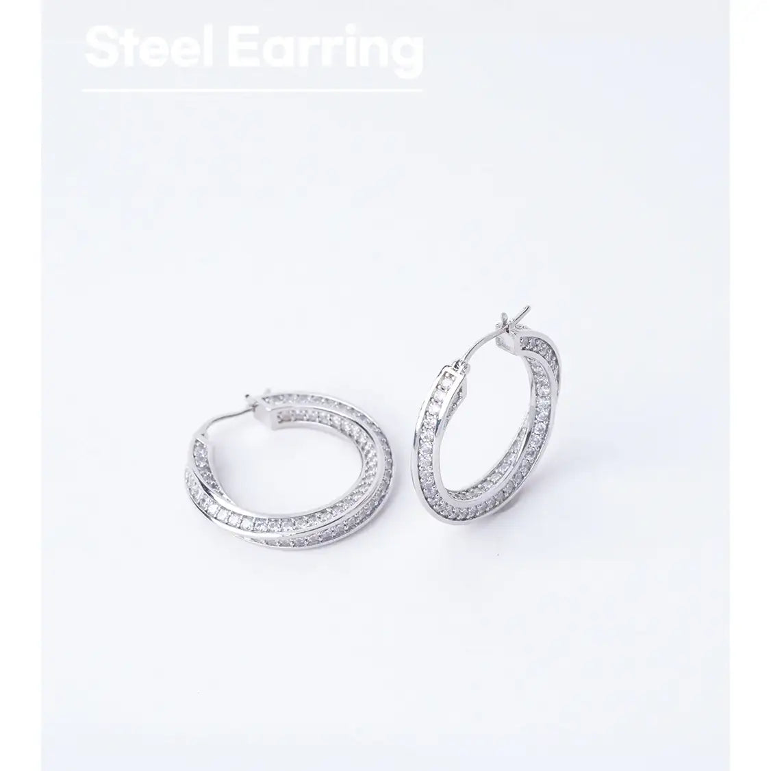 OST - Twisted Cubic Point Ring Earring - OST - Jewelry - Harumio