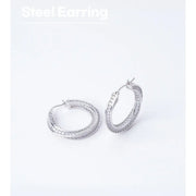 OST - Twisted Cubic Point Ring Earring - OST - Jewelry - Harumio