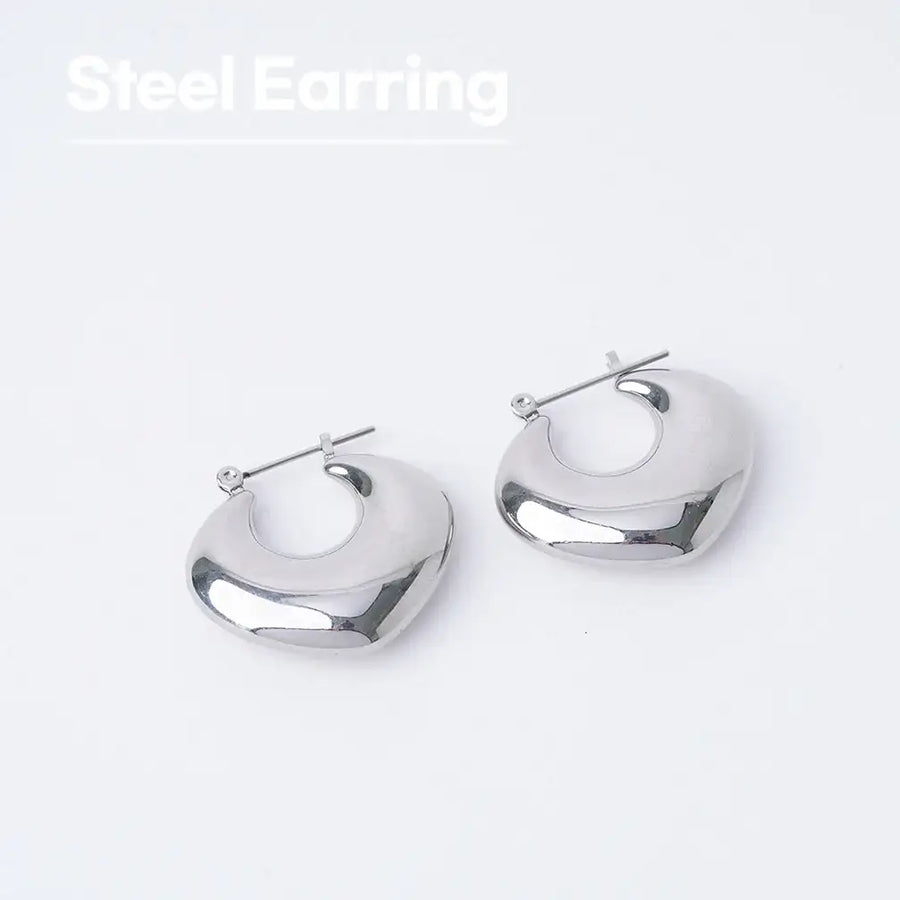 OST - Unique Allure Metal Earring - OST - Jewelry - Harumio