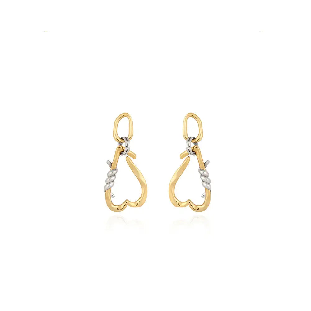 Bloom x Dewy desert - Love Letter Silver Earrings - Bloom x Dewy desert - Jewelry - Harumio