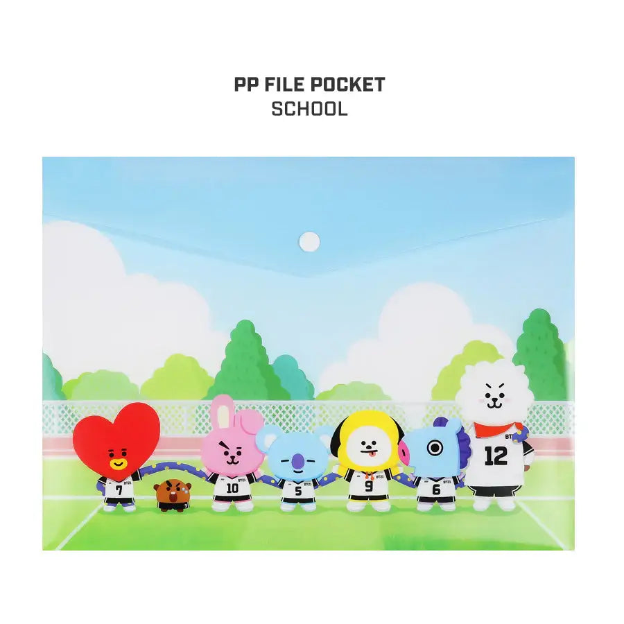 BT21 x Monopoly - PP File Pocket - School Edition - Monopoly - Accessories - Harumio