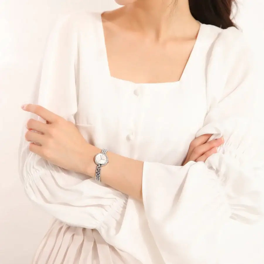 OST - Dreams and Luck Cubic Bracelet Silver Women's Metal Watch - OST - Watch - Harumio