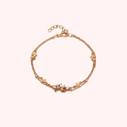 CLUE - Love Flower Silver Bracelet - CLUE - Jewelry - Harumio