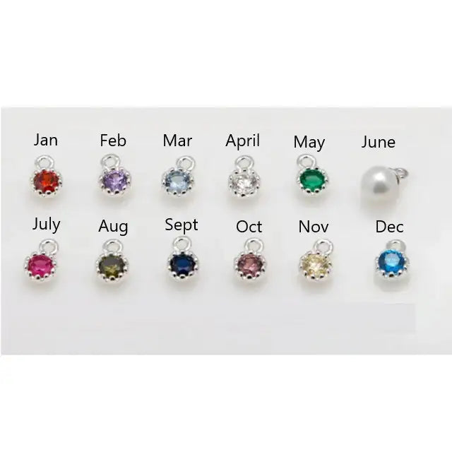 Bling Atty - Whale Tail & Birthstone Silver Anklet (inspired by K-drama Extraordinary Attorney Woo) - Bling Atty - Jewelry - Harumio