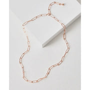 CLUE - Basic Clip Chain Silver Necklace - CLUE - Jewelry - Harumio