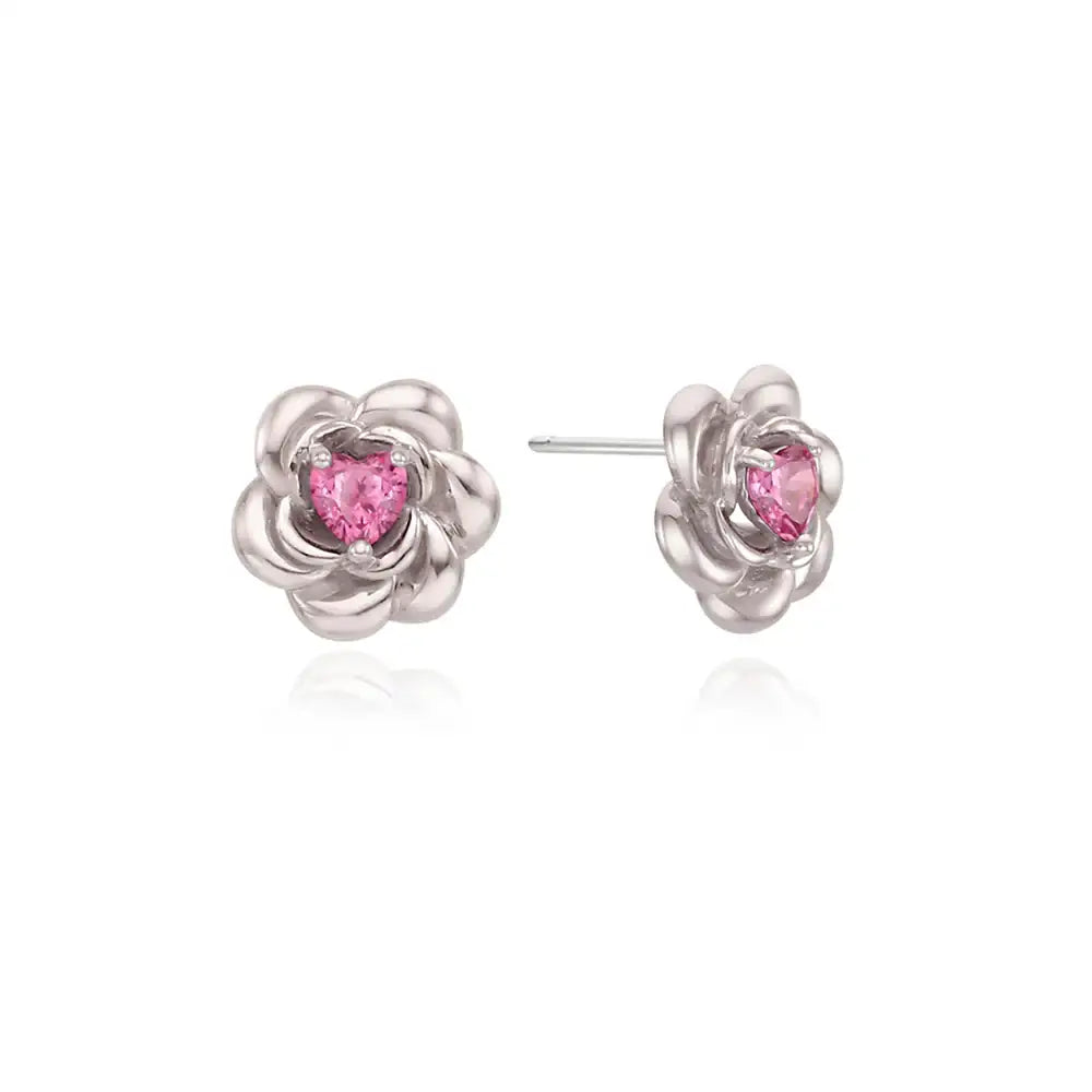 OST - Shine Flower Silver Earrings - OST - Jewelry - Harumio