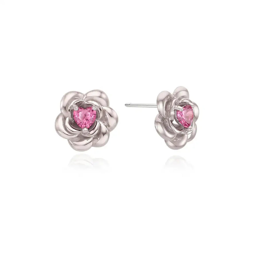 OST - Shine Flower Silver Earrings - OST - Jewelry - Harumio