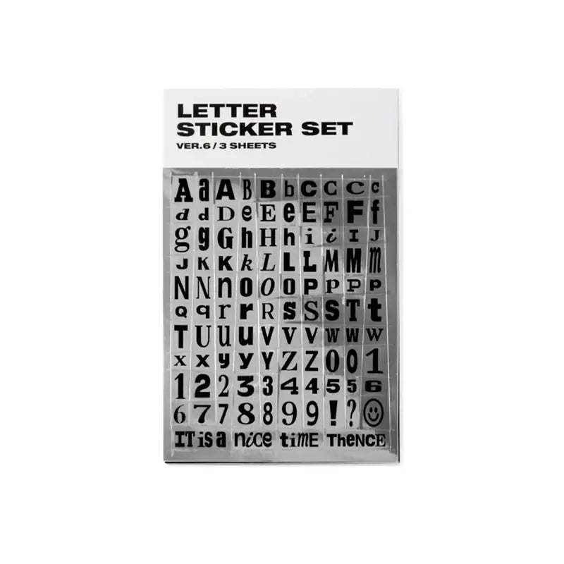 THENCE - Letter Sticker Set Ver.6 - THENCE - Stickers - Harumio