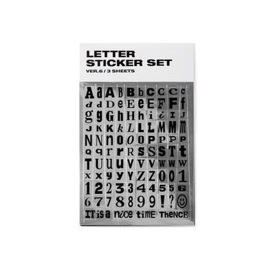 THENCE - Letter Sticker Set Ver.6