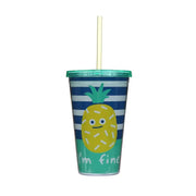 Butter - BT I'm Fine Straw Tumbler - Modern House - Home & Living - Harumio