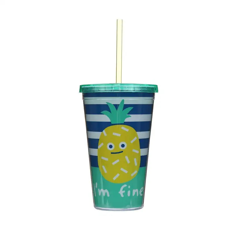 Butter - BT I'm Fine Straw Tumbler - Modern House - Home & Living - Harumio