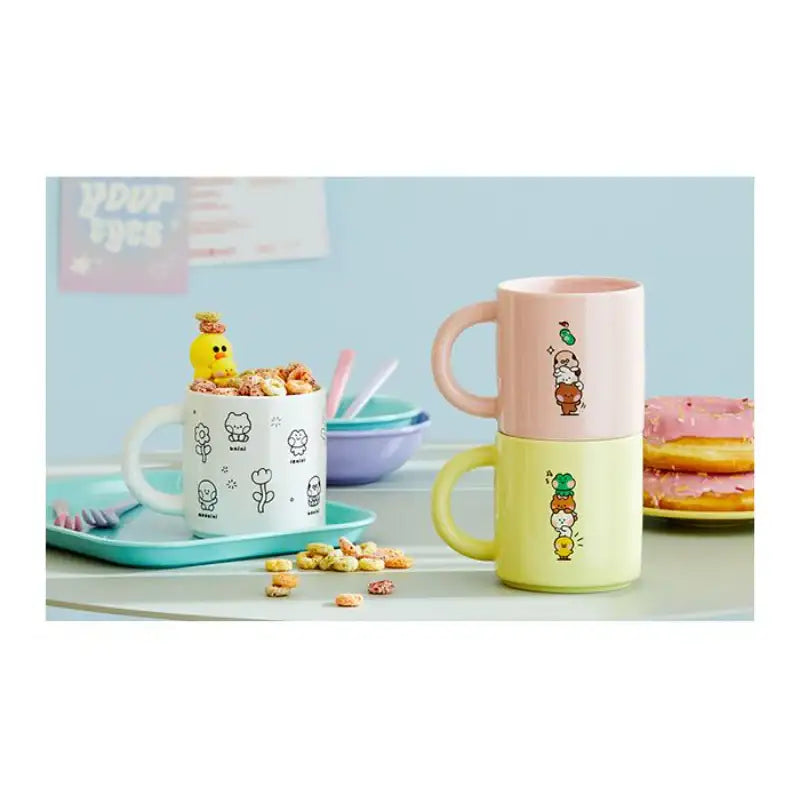 Line Friends - Minini Ceramic Mug - Line Friends - Tableware - Harumio