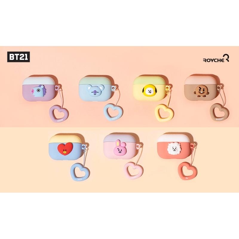 BT21 x Royche - Airpods Pro Case Heart Ring Duo