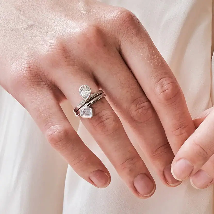 OST - EarthQ Pure Drop Silver Ring - OST - Jewelry - Harumio