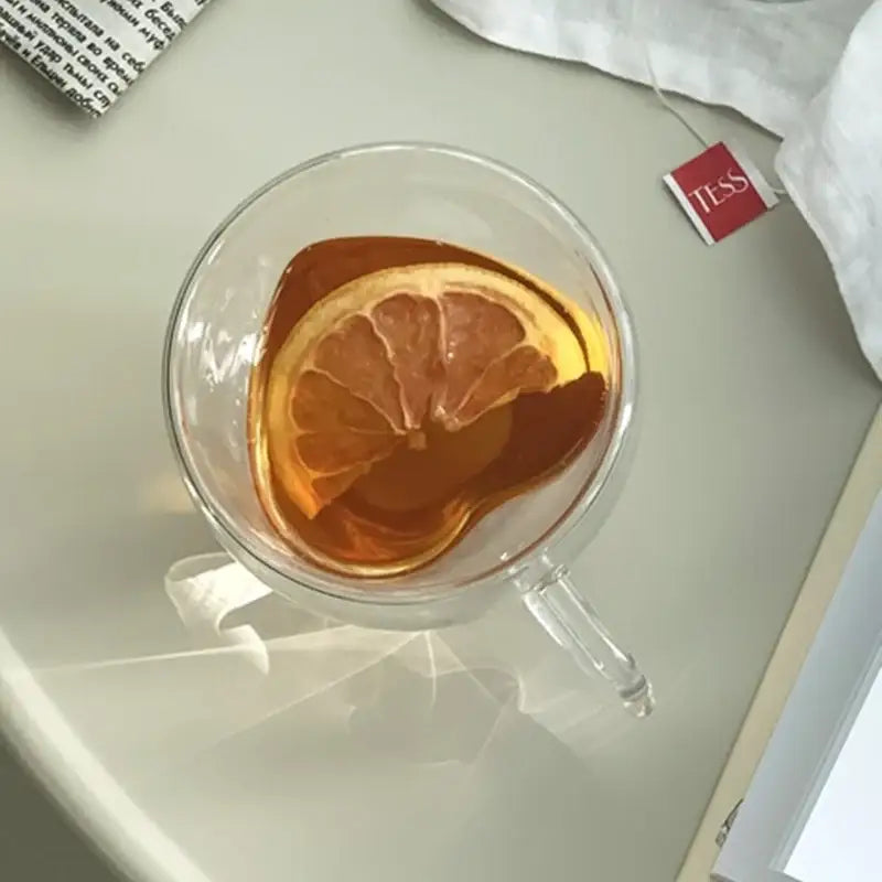 Like A Cafe - Heart Glass Mug - Like A Cafe - Home & Living - Harumio