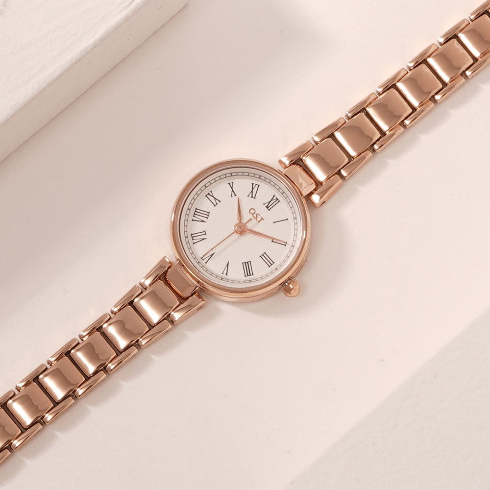 OST - Modern Roman Index Rose Gold Metal Watch