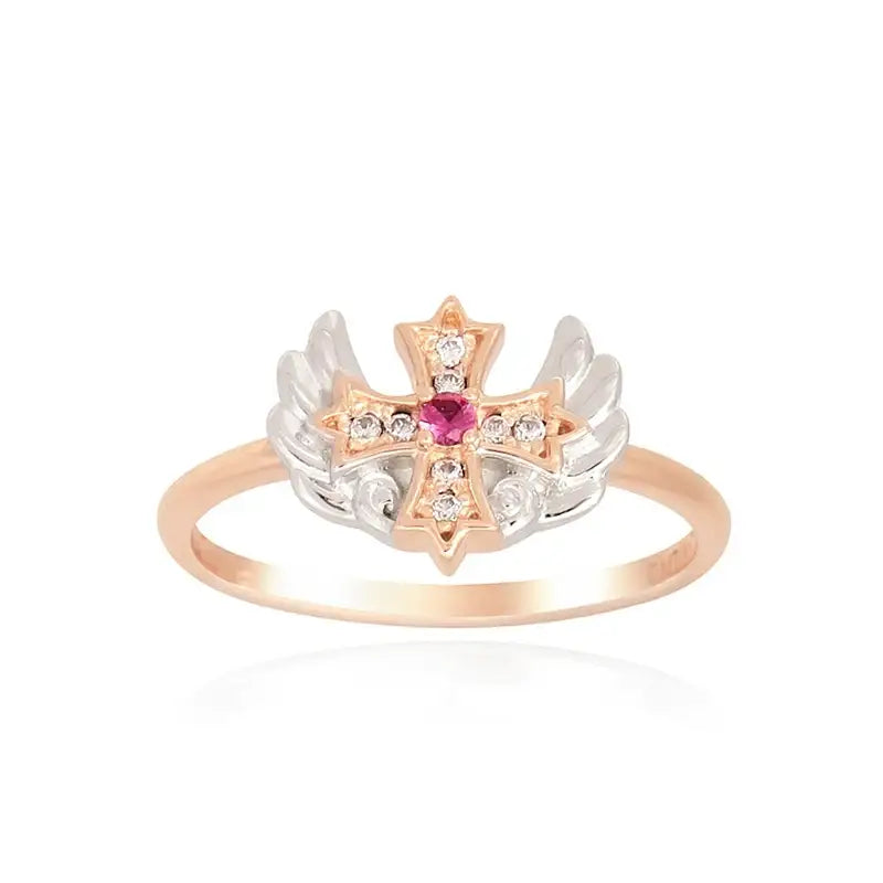 Saint Tail x Clue - Mini Wing Silver Ring - CLUE - Jewelry - Harumio