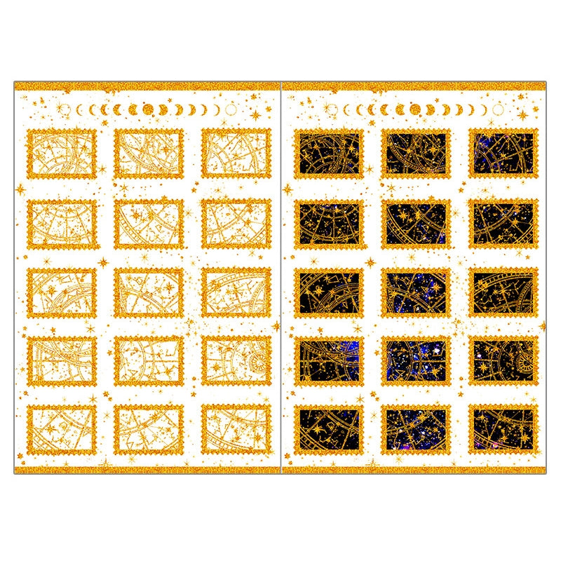 Libet - Star Gold Foil Stamp Sticker