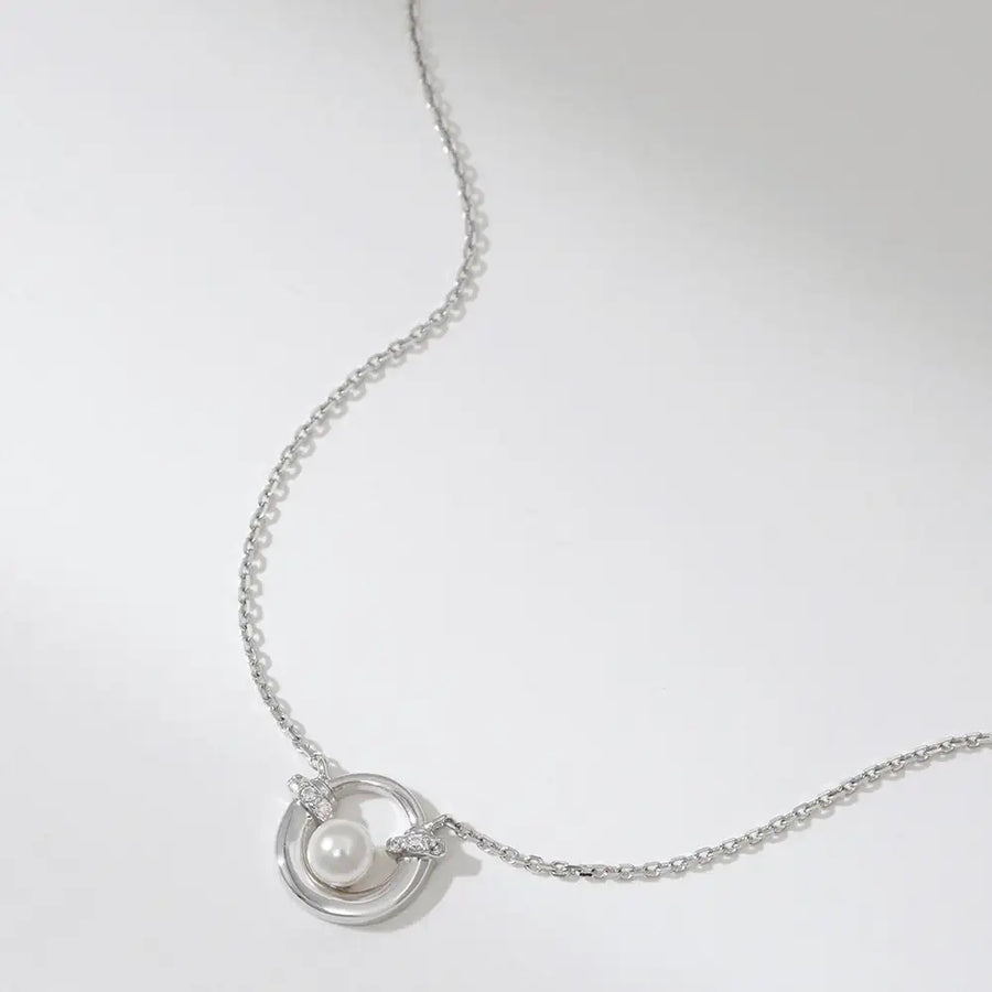 OST - Lucky Rock Horseshoe Pearl Necklace - OST - Jewelry - Harumio