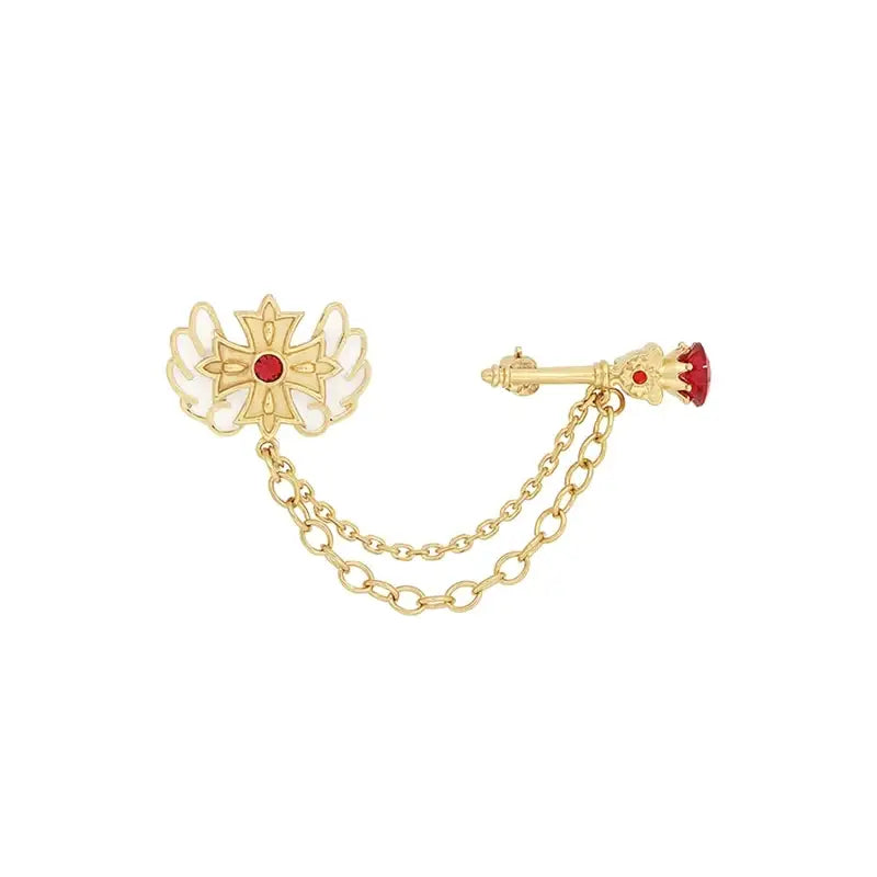 Saint Tail x Clue - Illusion Chain Brooch - CLUE - Accessories - Harumio