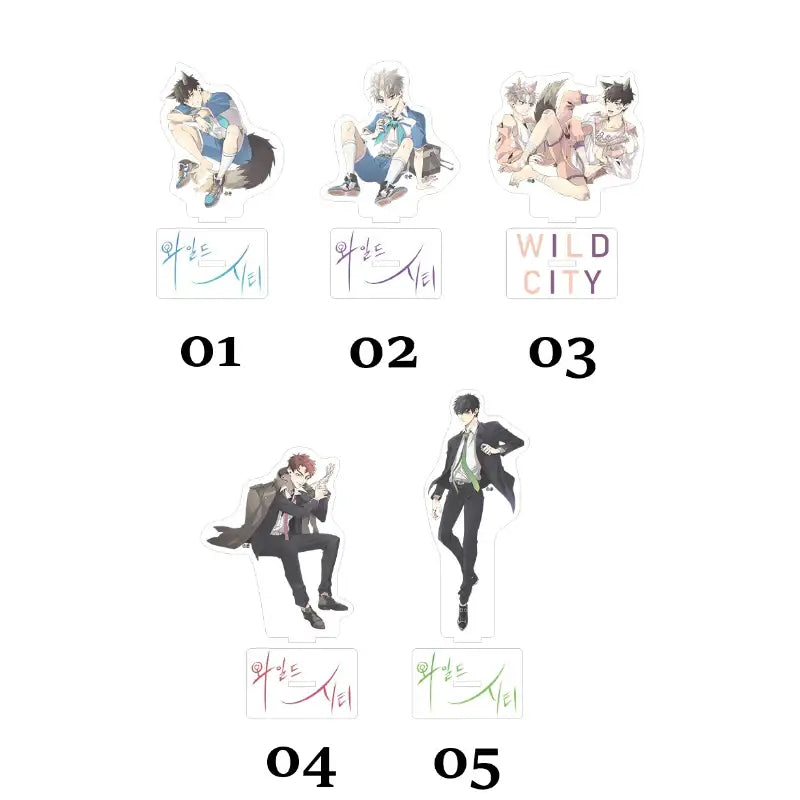 Wild City - LD Acrylic Stand - Webtoon Shop - Acrylic Stand - Harumio