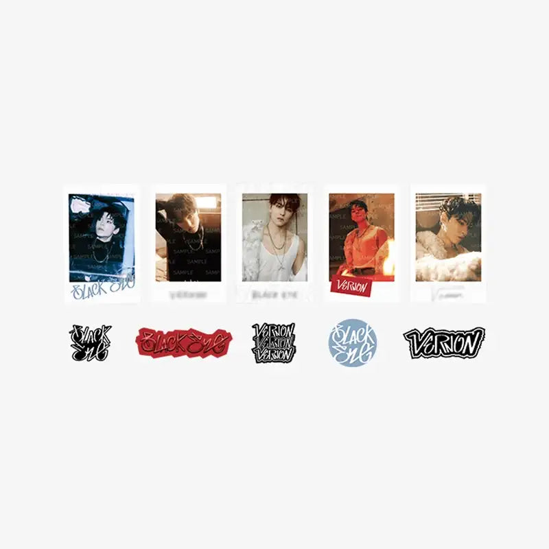 Seventeen - Black Eye - Sticker Set - SEVENTEEN - Stickers - Harumio
