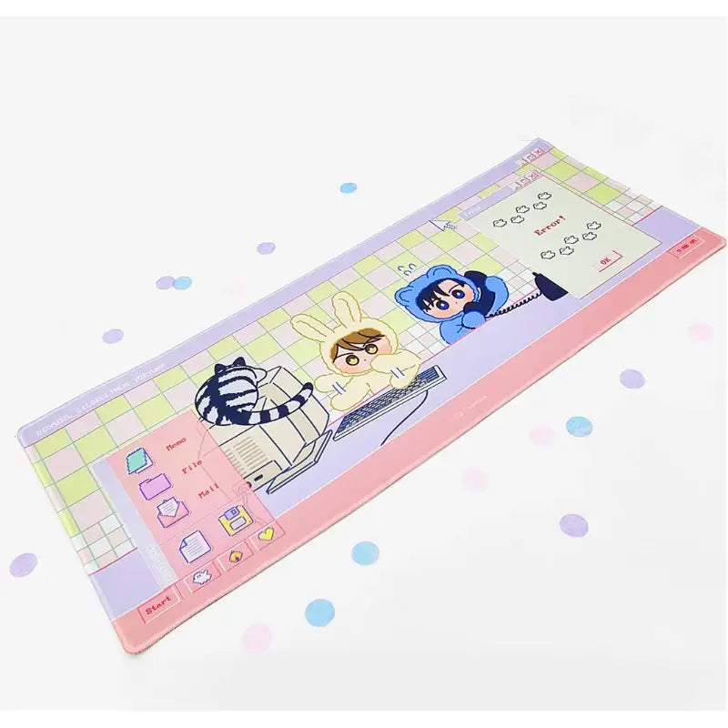 Uncanny Charm - IllustratIon Desk Pad - Toon!que - Mouse Pads - Harumio