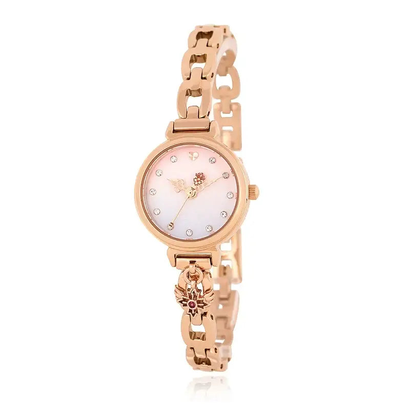 Saint Tail x Clue - Saint Charm Rose Gold Metal Watch - CLUE - Jewelry - Harumio