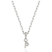 OST - 'P' Initial Silver Drop Necklace - OST - Jewelry - Harumio