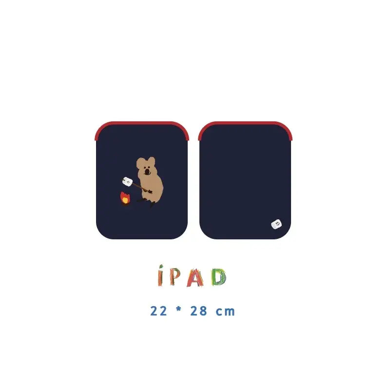 Dinotaeng - S`More Laptop / Ipad Pouch - Dinotaeng - Pouch - Harumio