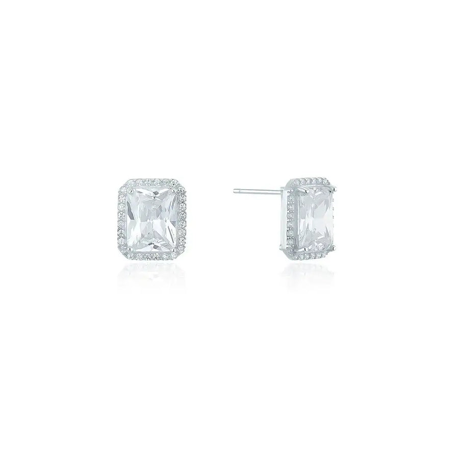 OST - Awesome Square Silver Earrings - OST - Jewelry - Harumio