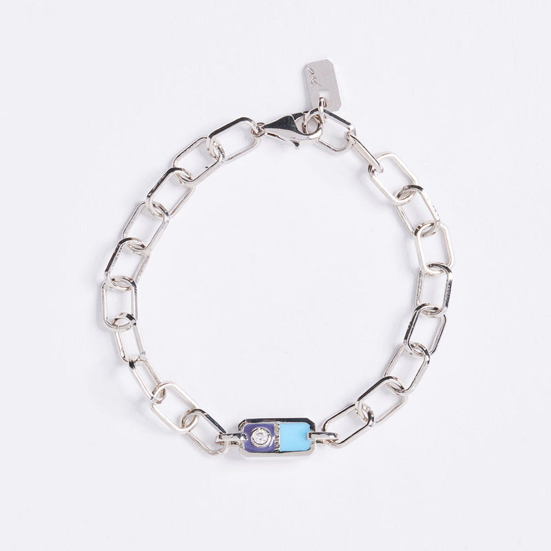 OST - POPTS Collection Mint Modern Stone White Bracelet