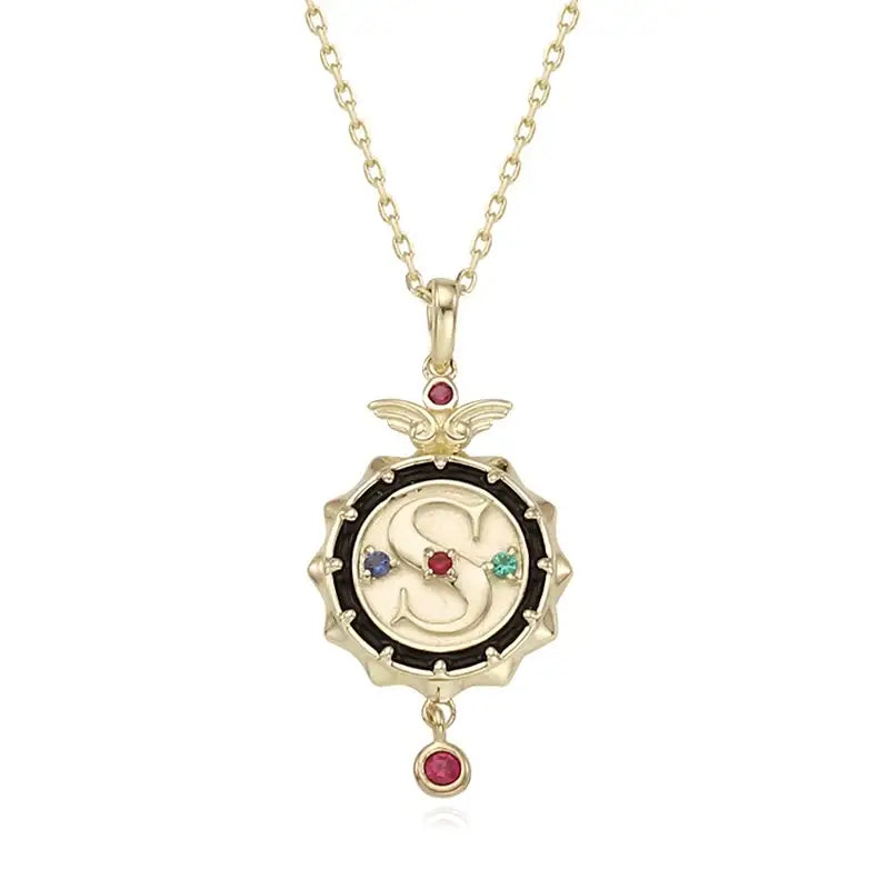 Saint Tail x Clue - Sherlock's Medallion 10k Gold Necklace - CLUE - Jewelry - Harumio