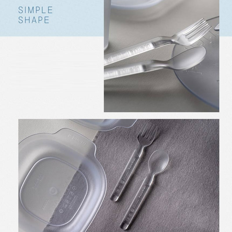 Nineware - Tritan Pure Spoon Fork Set