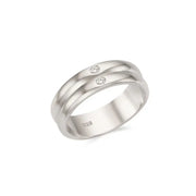 OST - Basic Double Ring Silver Ring - OST - Rings - Harumio