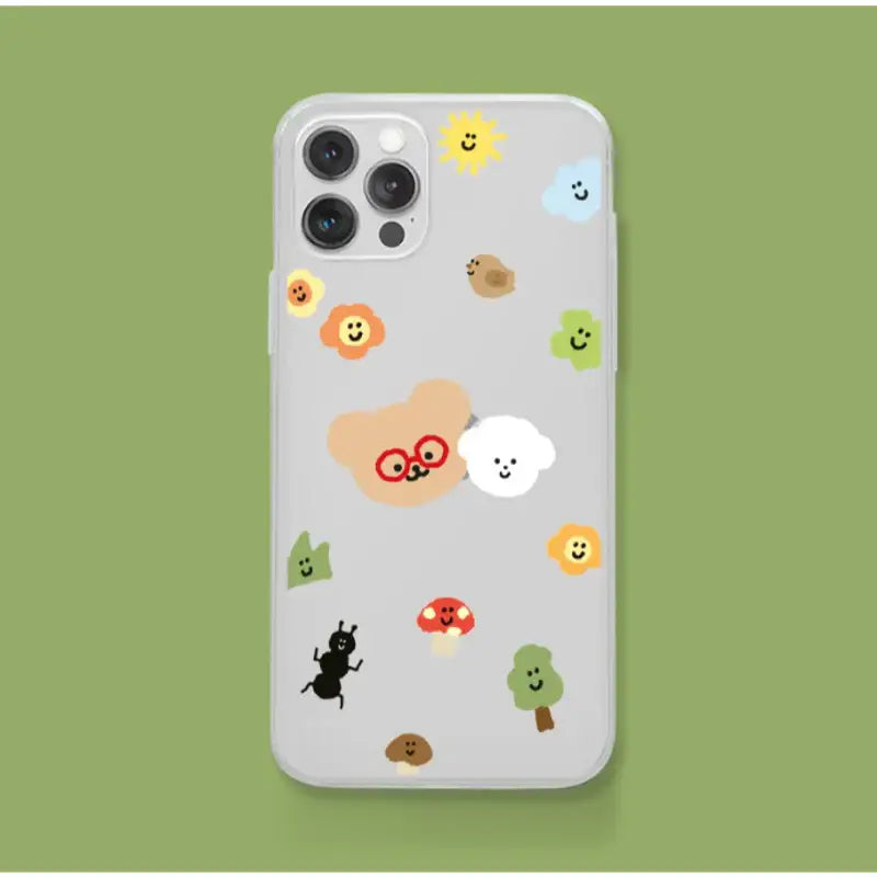 Teteum - Tiny Forest Jelly Hard Phone Case - Teteum - Phone Cases - Harumio