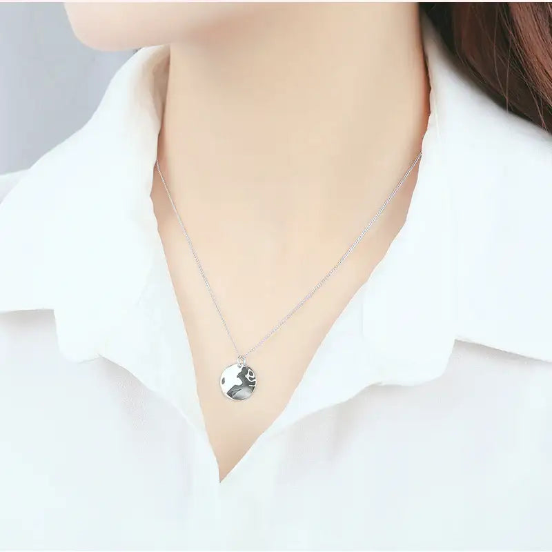 CLUE - Coin Daily Silver Necklace - CLUE - Jewelry - Harumio