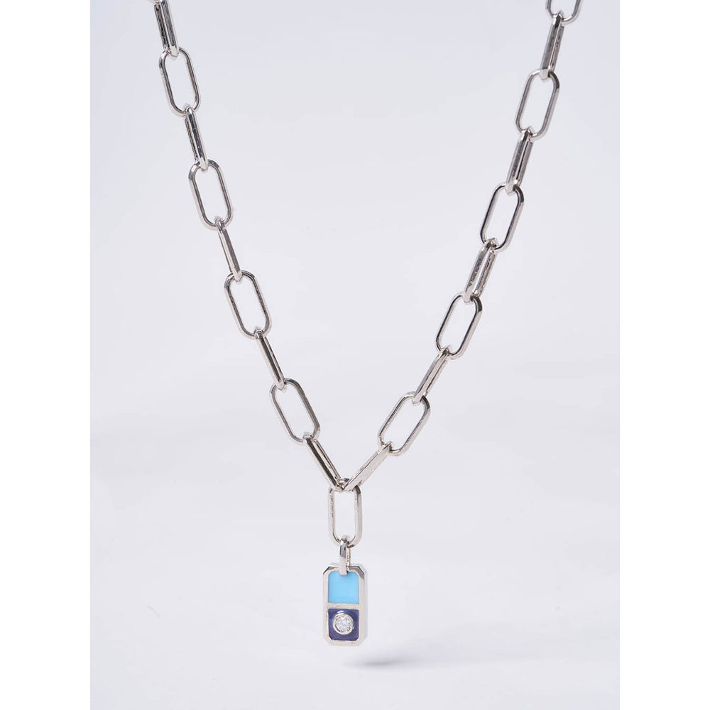 OST - POPTS Collection Mint Modern Stone Necklace