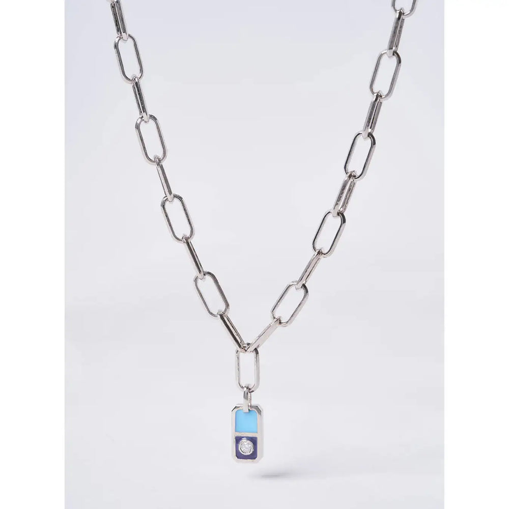 OST - POPTS Collection Mint Modern Stone Necklace - OST - Jewelry - Harumio