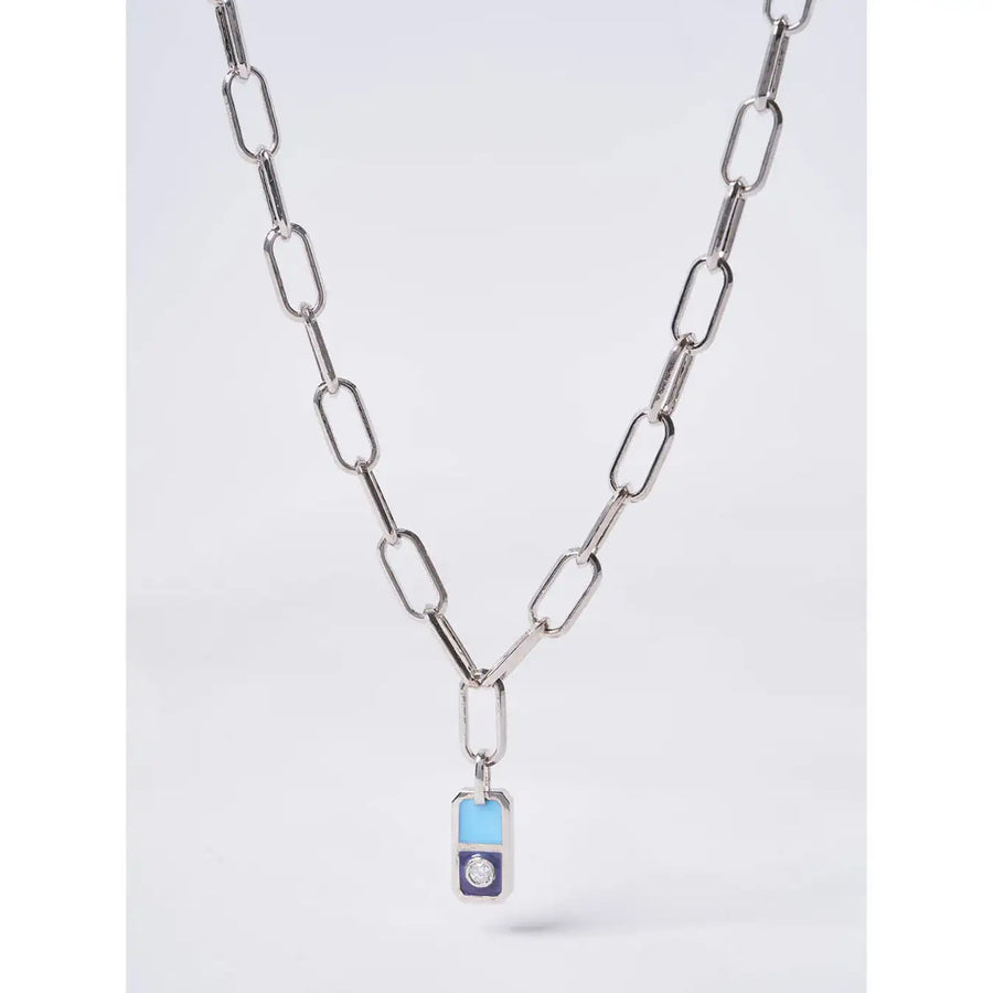 OST - POPTS Collection Mint Modern Stone Necklace - OST - Jewelry - Harumio