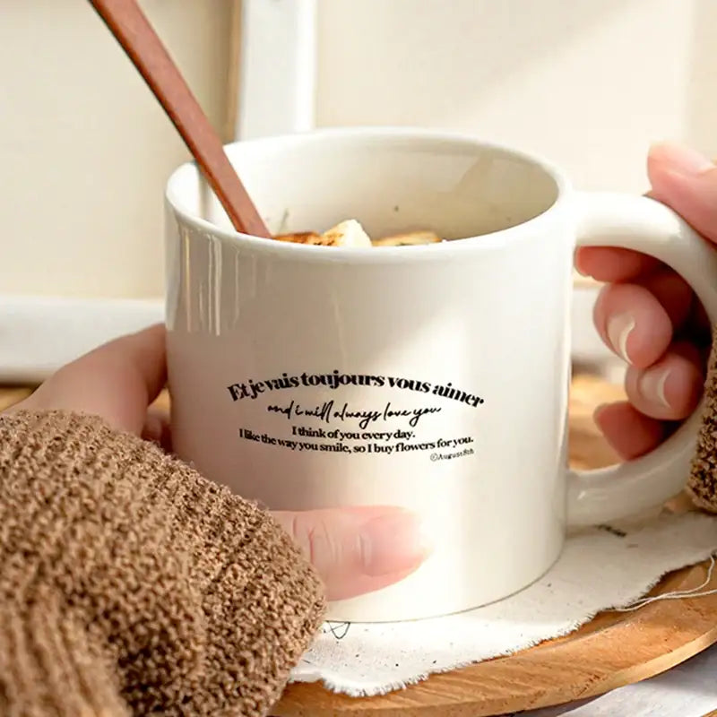August8th - AND Snow Handle Mug - August8th - Home & Living - Harumio