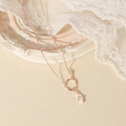 CLUE - Snow Pellet Pendant Silver Necklace - CLUE - Jewelry - Harumio